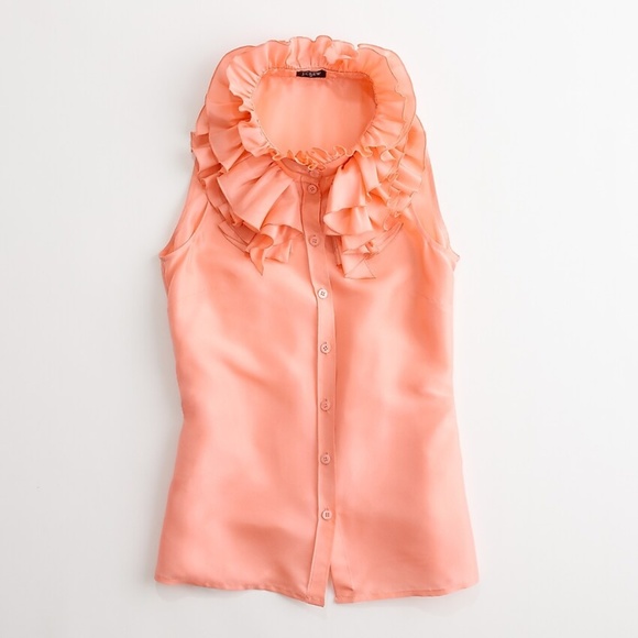 J. Crew Tops - j. crew Factory Kelsey ruffle top